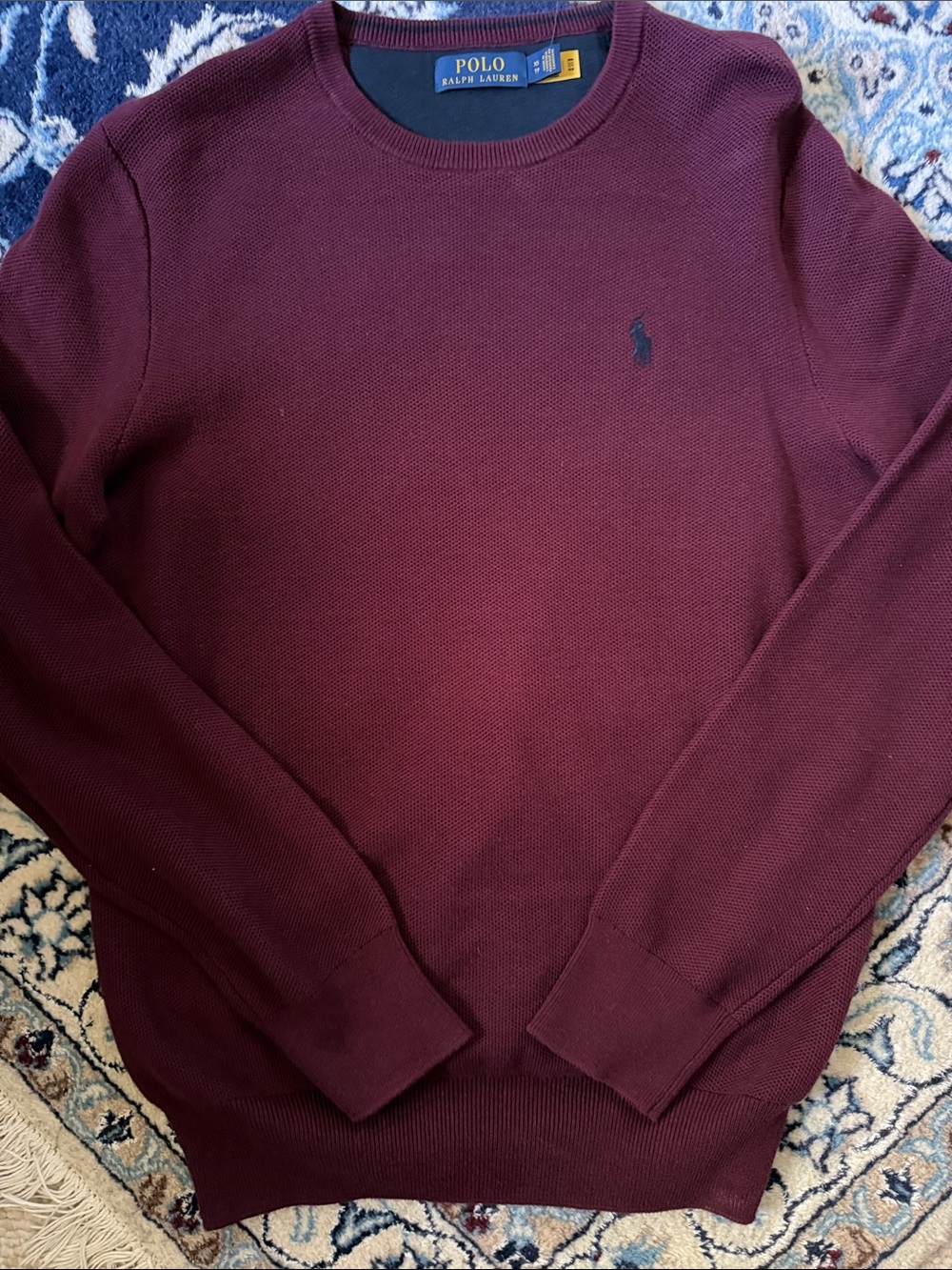 Polo Ralph Lauren Men's Merlot Crewneck Sweater